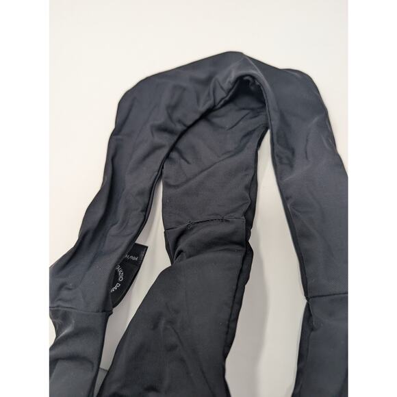 Danielle Guizio Black Cheeky Bikini Bottoms High Rise Beach Vacation Resort - Picture 3 of 6